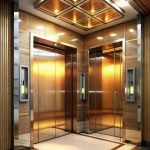 luxurious-hotel-elevator-interior-with-elegant-design-ambient-lighting-generative-ai